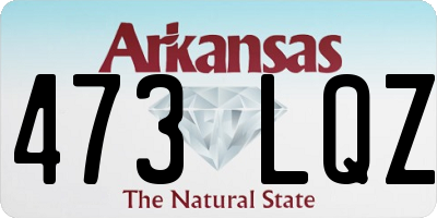 AR license plate 473LQZ
