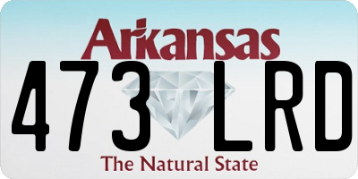 AR license plate 473LRD