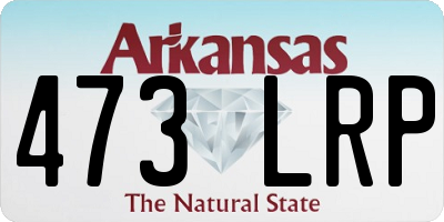 AR license plate 473LRP