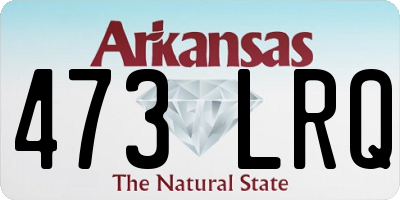 AR license plate 473LRQ