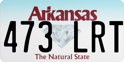 AR license plate 473LRT