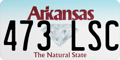 AR license plate 473LSC