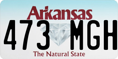 AR license plate 473MGH