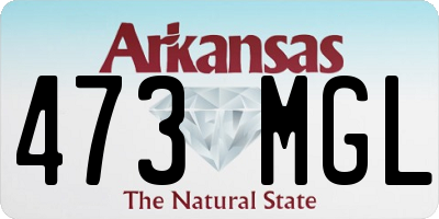 AR license plate 473MGL
