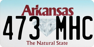 AR license plate 473MHC