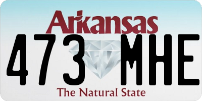 AR license plate 473MHE