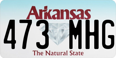 AR license plate 473MHG