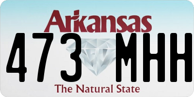 AR license plate 473MHH