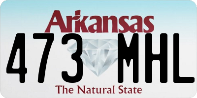 AR license plate 473MHL