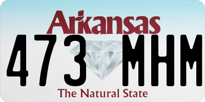 AR license plate 473MHM