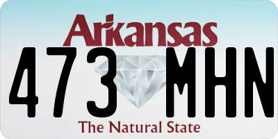 AR license plate 473MHN
