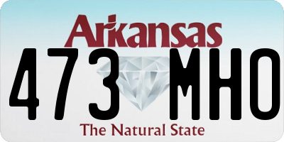 AR license plate 473MHO