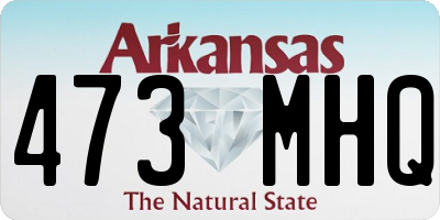 AR license plate 473MHQ