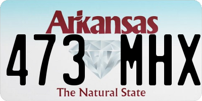AR license plate 473MHX