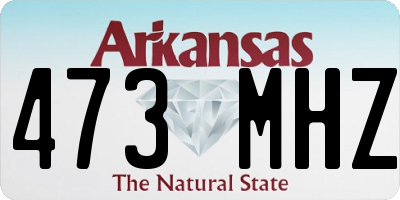 AR license plate 473MHZ