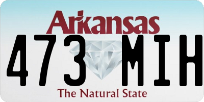 AR license plate 473MIH