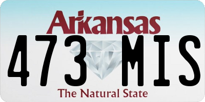 AR license plate 473MIS