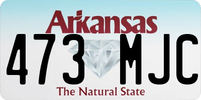 AR license plate 473MJC