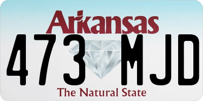 AR license plate 473MJD