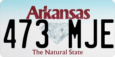 AR license plate 473MJE
