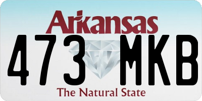 AR license plate 473MKB