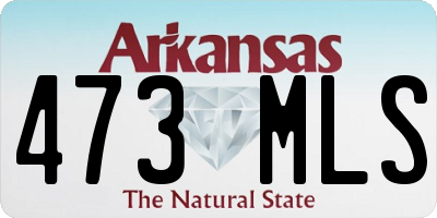 AR license plate 473MLS