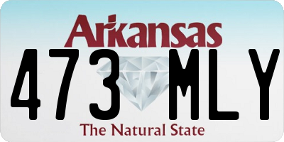 AR license plate 473MLY