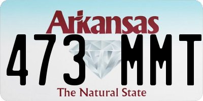 AR license plate 473MMT