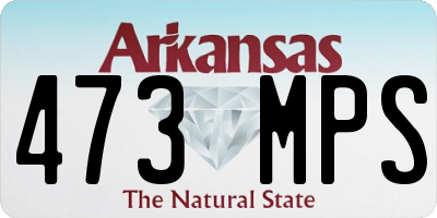 AR license plate 473MPS