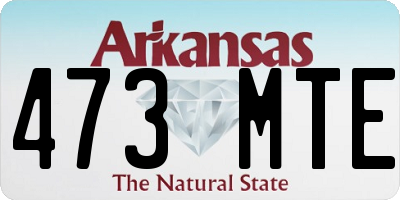 AR license plate 473MTE