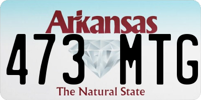 AR license plate 473MTG