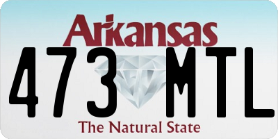 AR license plate 473MTL