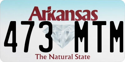 AR license plate 473MTM