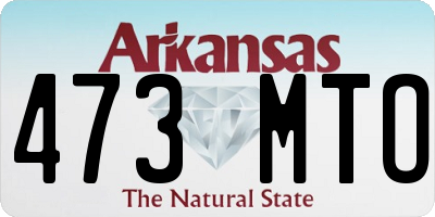 AR license plate 473MTO