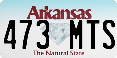 AR license plate 473MTS