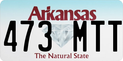 AR license plate 473MTT