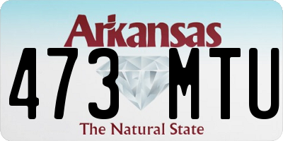 AR license plate 473MTU