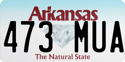 AR license plate 473MUA