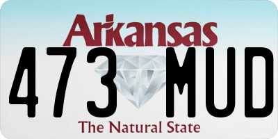 AR license plate 473MUD