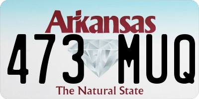 AR license plate 473MUQ