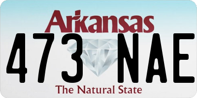 AR license plate 473NAE
