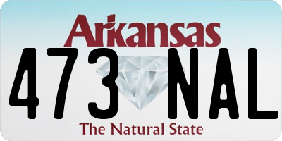 AR license plate 473NAL