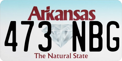 AR license plate 473NBG