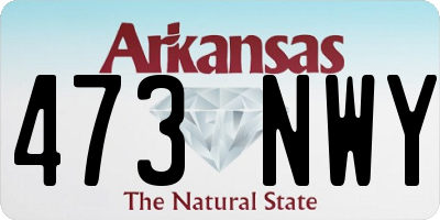AR license plate 473NWY
