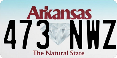 AR license plate 473NWZ