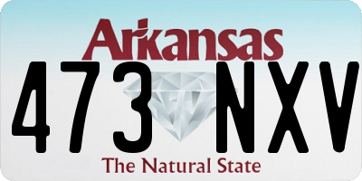 AR license plate 473NXV