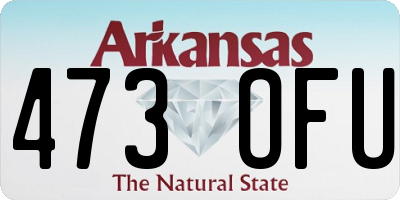 AR license plate 473OFU