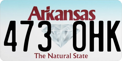 AR license plate 473OHK