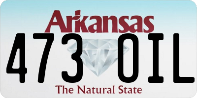 AR license plate 473OIL