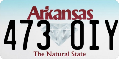 AR license plate 473OIY
